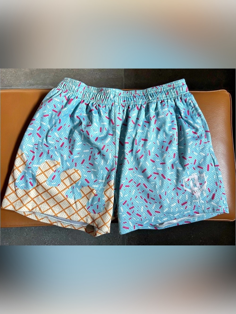 Baseball Lifestyle 101 Ice Cream Shorts Cotton Candy MENS Medium